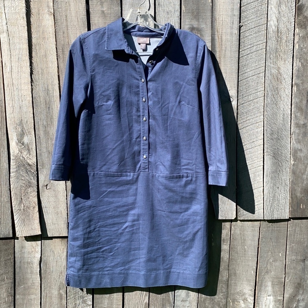 J. Jill Blue Dress Stretch size XS Petite